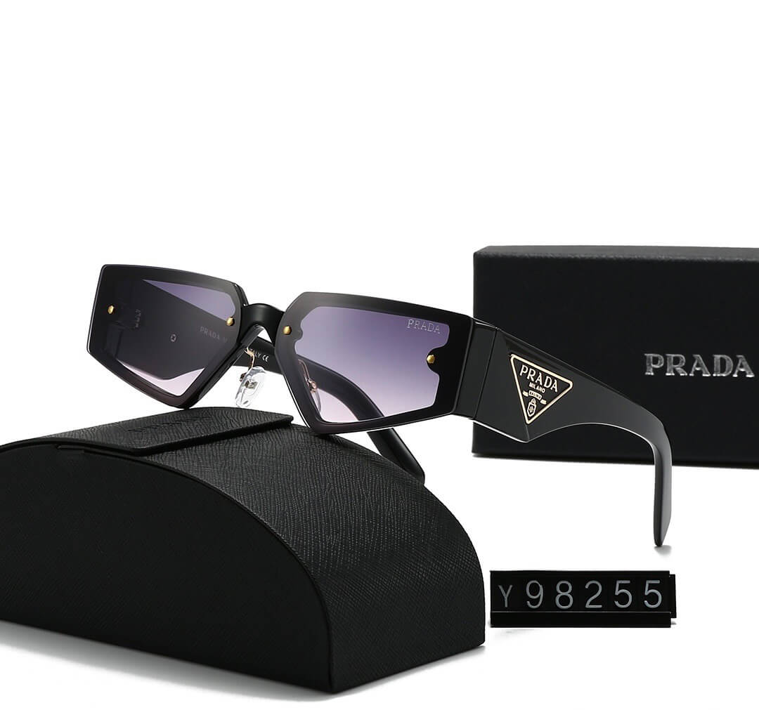Moderne Vollrand-Sonnenbrille im Geek-Stil