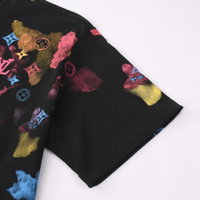 T-shirt imprimé à l'encre de Chine