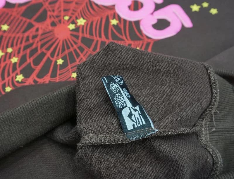 Sweat à capuche marron classique avec numéro