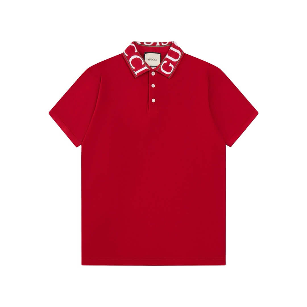 Polo à encolure avec lettres