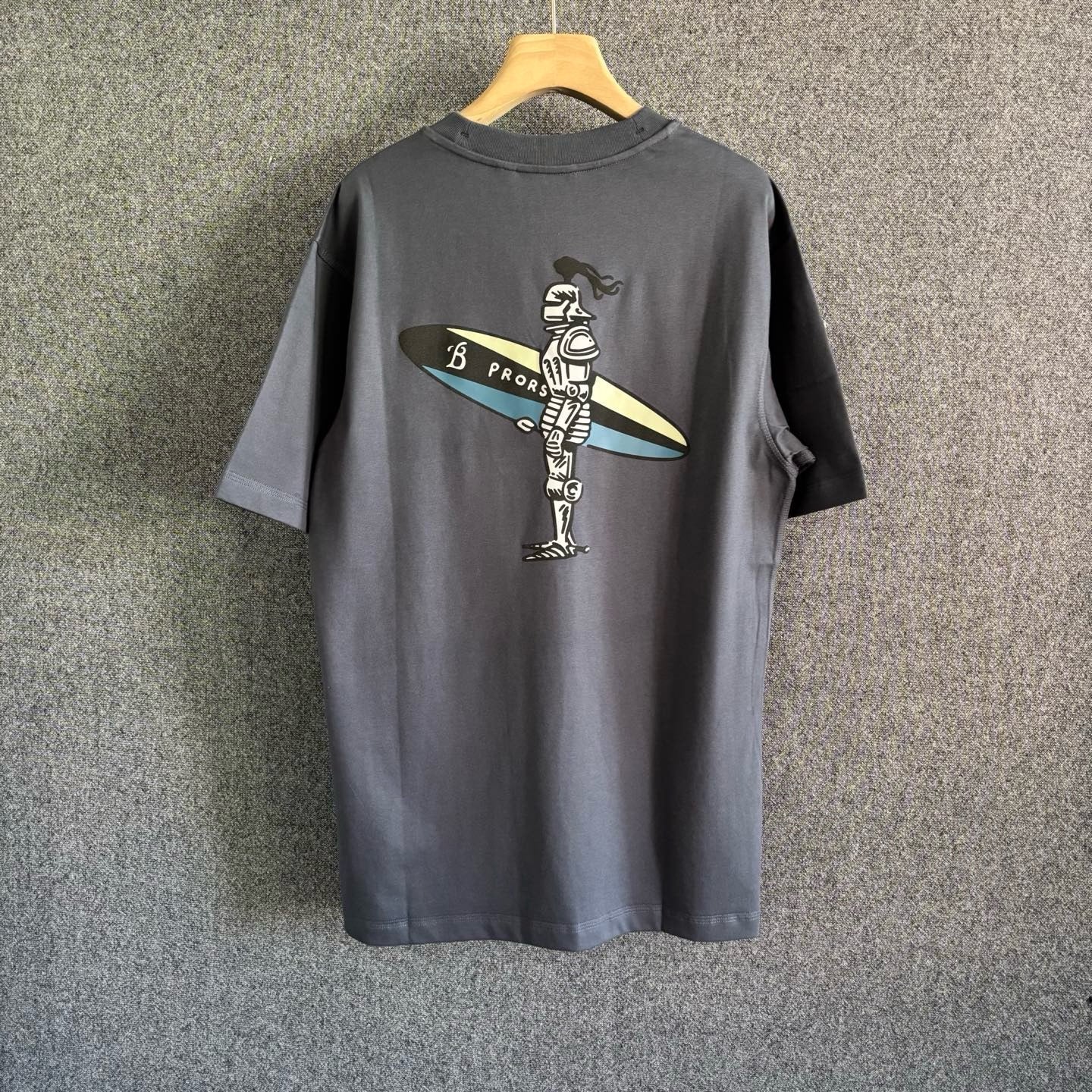 T-shirt imprimé planche de surf Big Rider