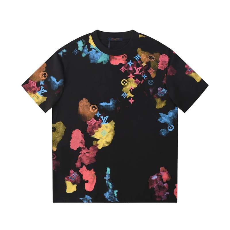 T-shirt imprimé à l'encre de Chine