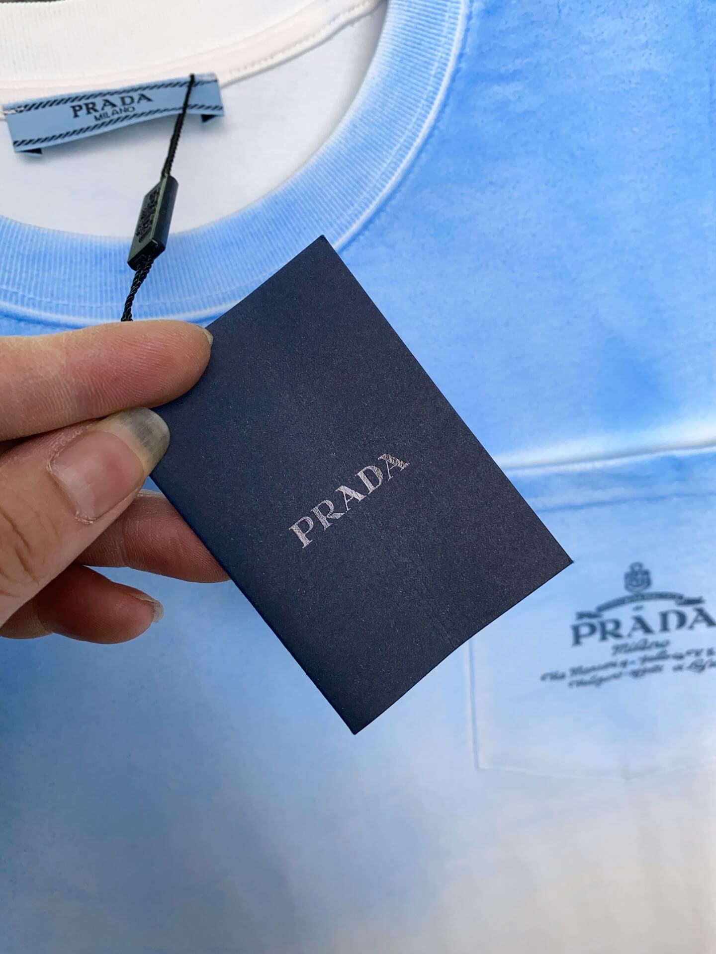 T-shirt à motif dégradé