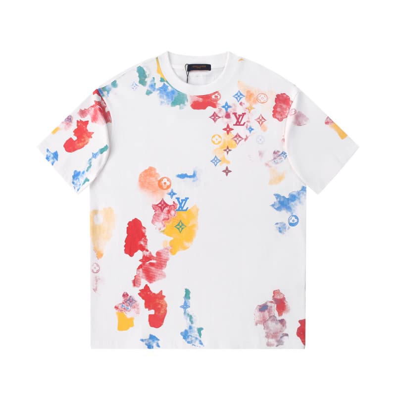 T-shirt imprimé à l'encre de Chine