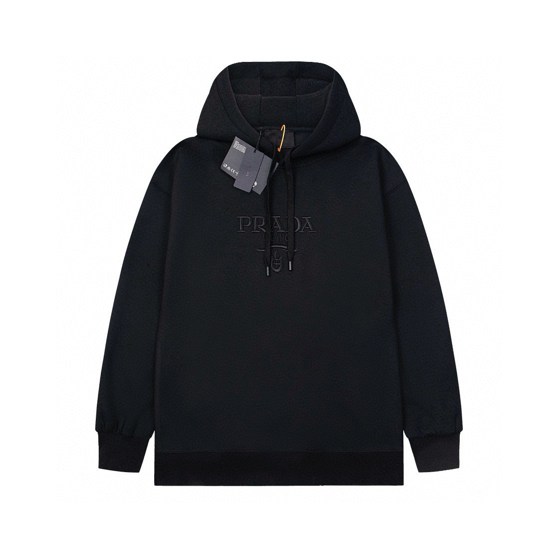 Sweat à capuche brodé à motif classique