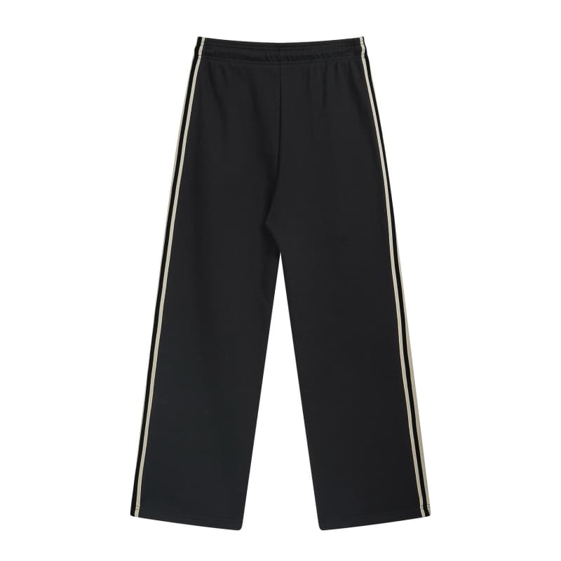 Embroidered Cotton Casual Pants