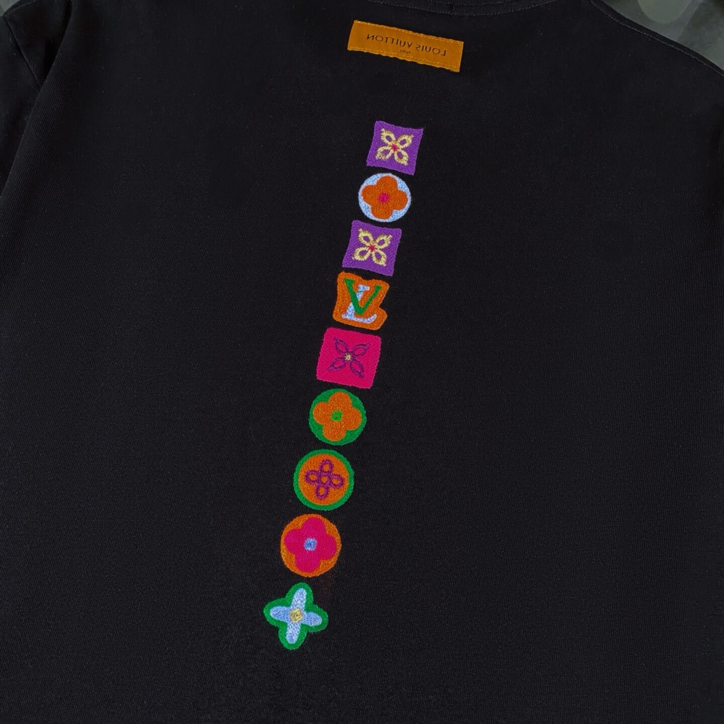 T-shirt brodé Dopamine
