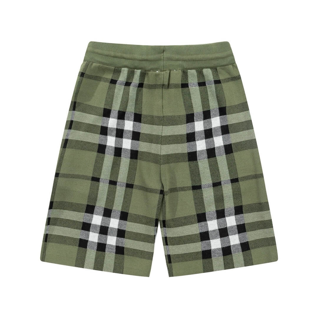 Short en tricot rayé