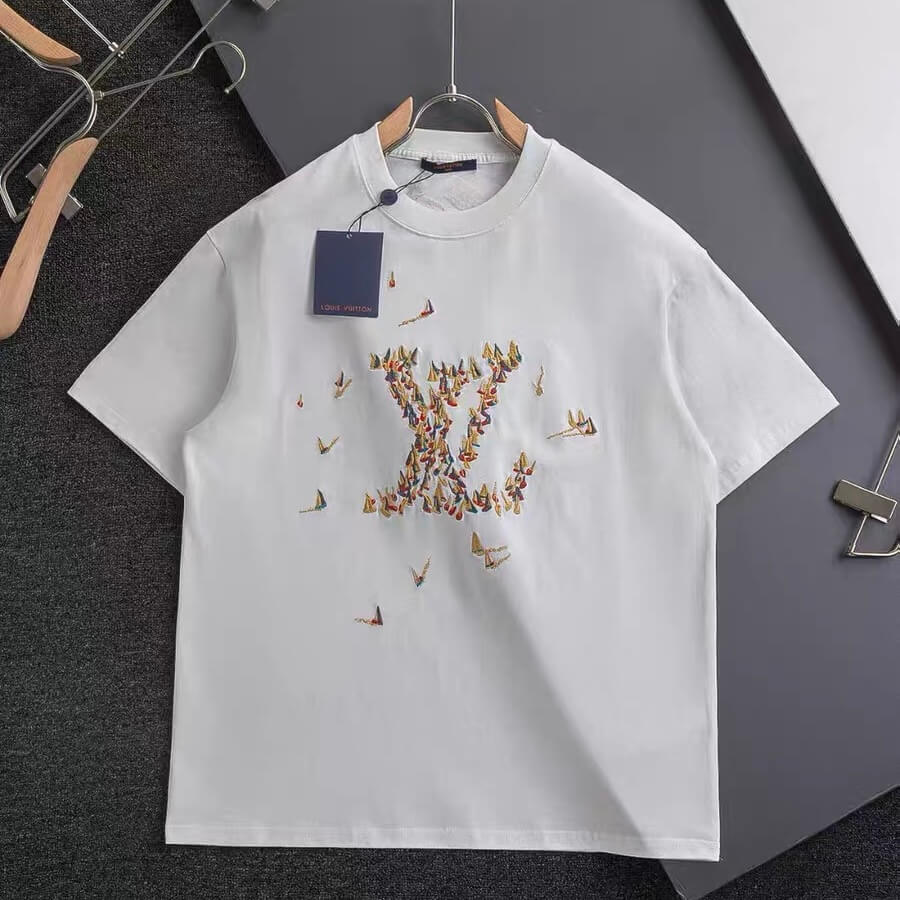 Sailboat Embroidered T-Shirt