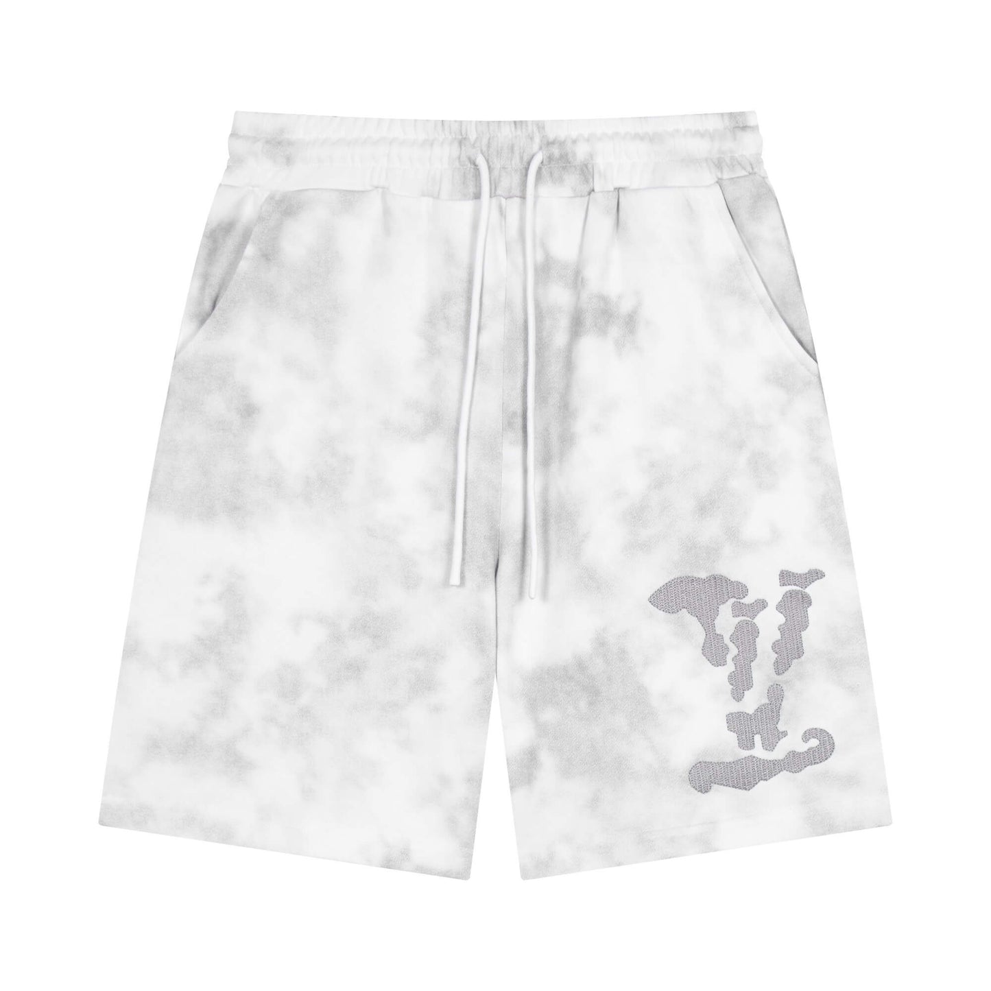 Short brodé à motif classique rendu