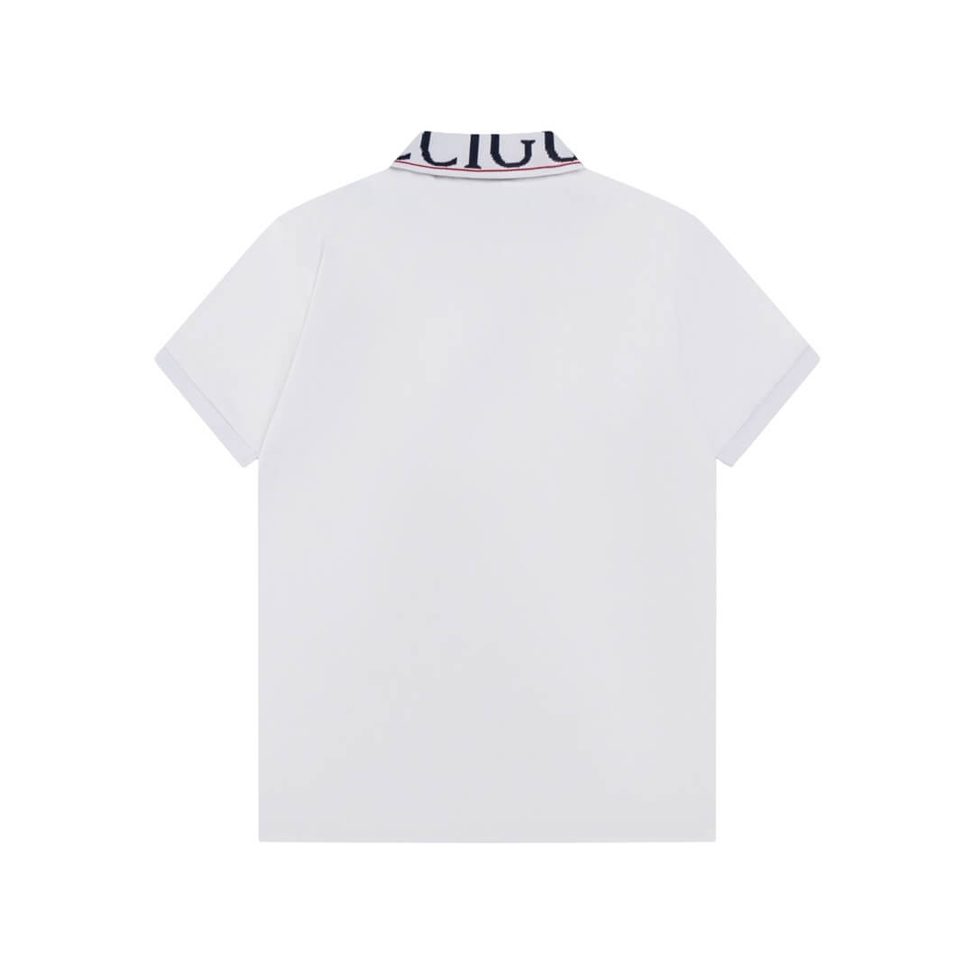 Polo à encolure avec lettres