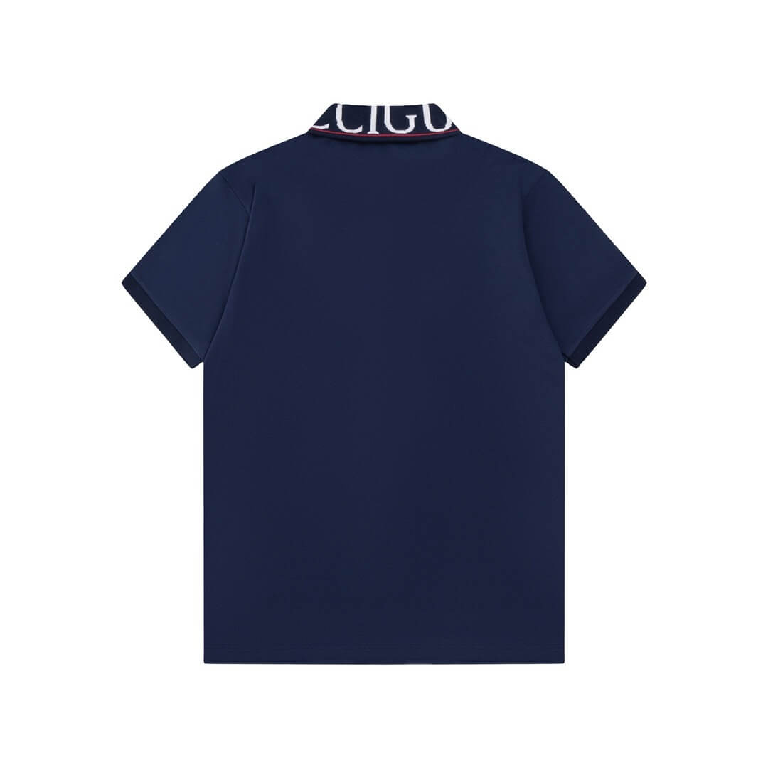 Polo à encolure avec lettres
