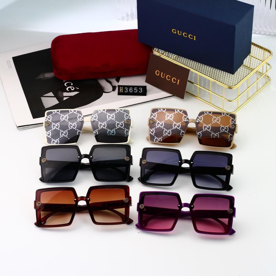Quadratische Sonnenbrille im modernen Retro-Vollformat