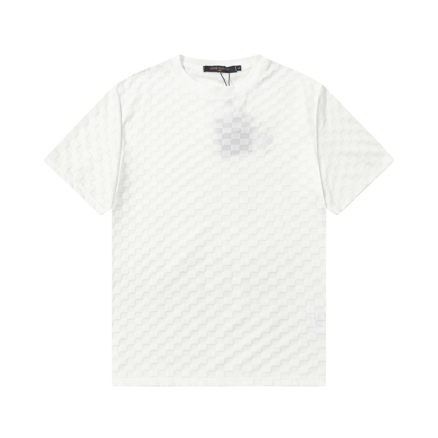 T-shirt à motif treillis