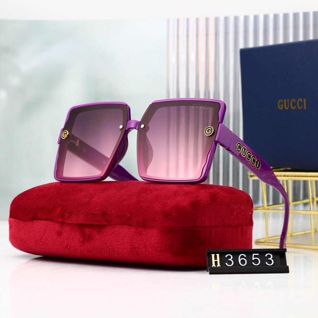 Quadratische Sonnenbrille im modernen Retro-Vollformat