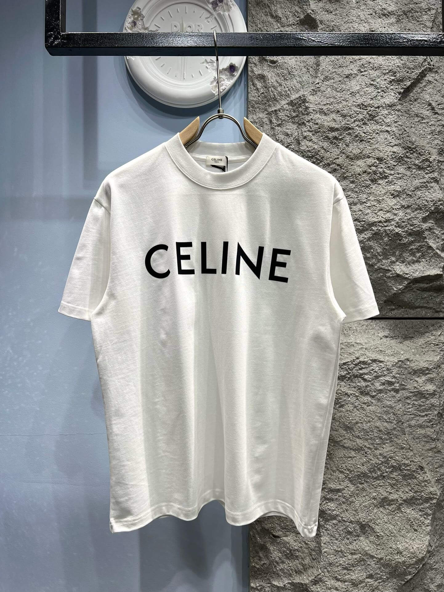 T-shirt imprimé lettres classiques