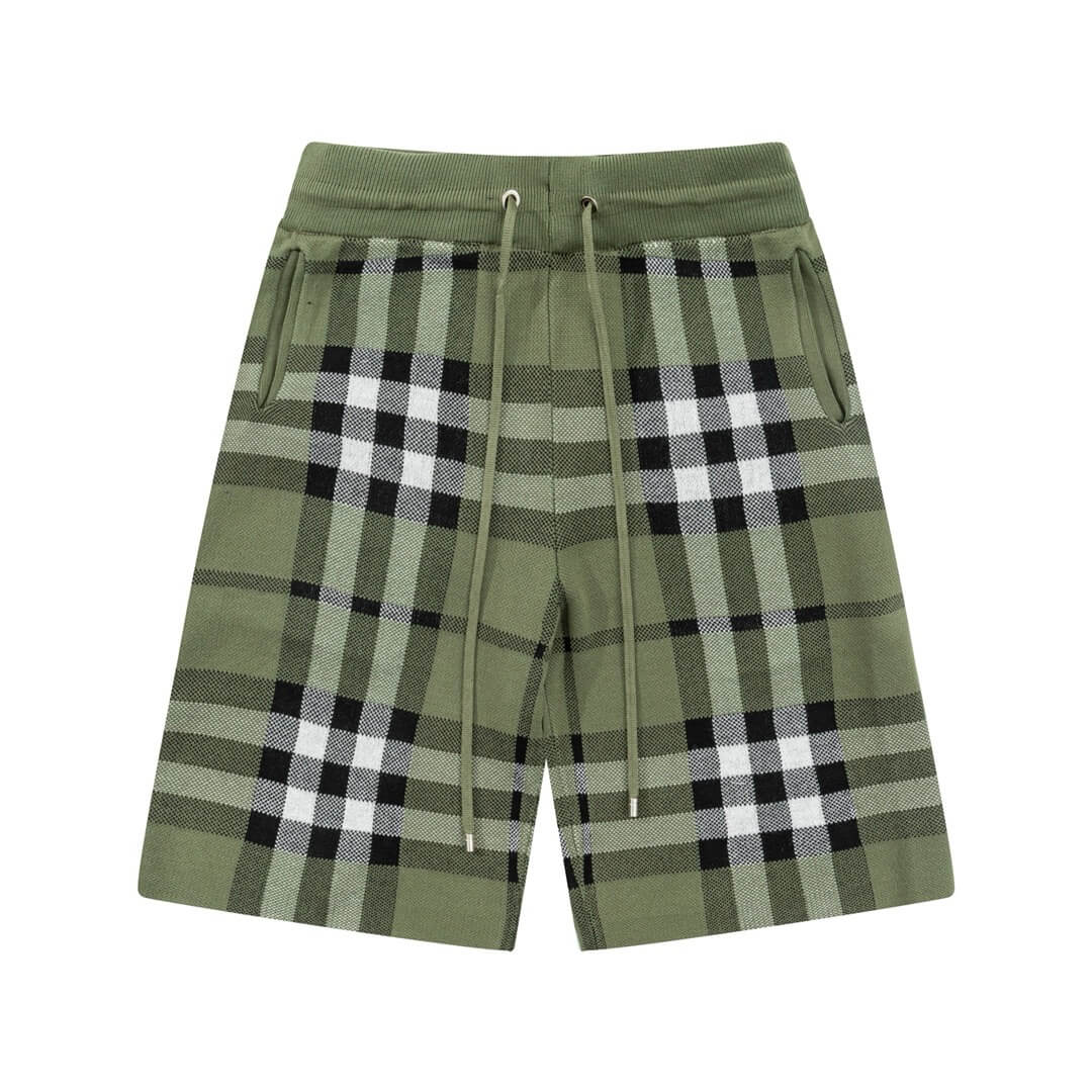 Short en tricot rayé