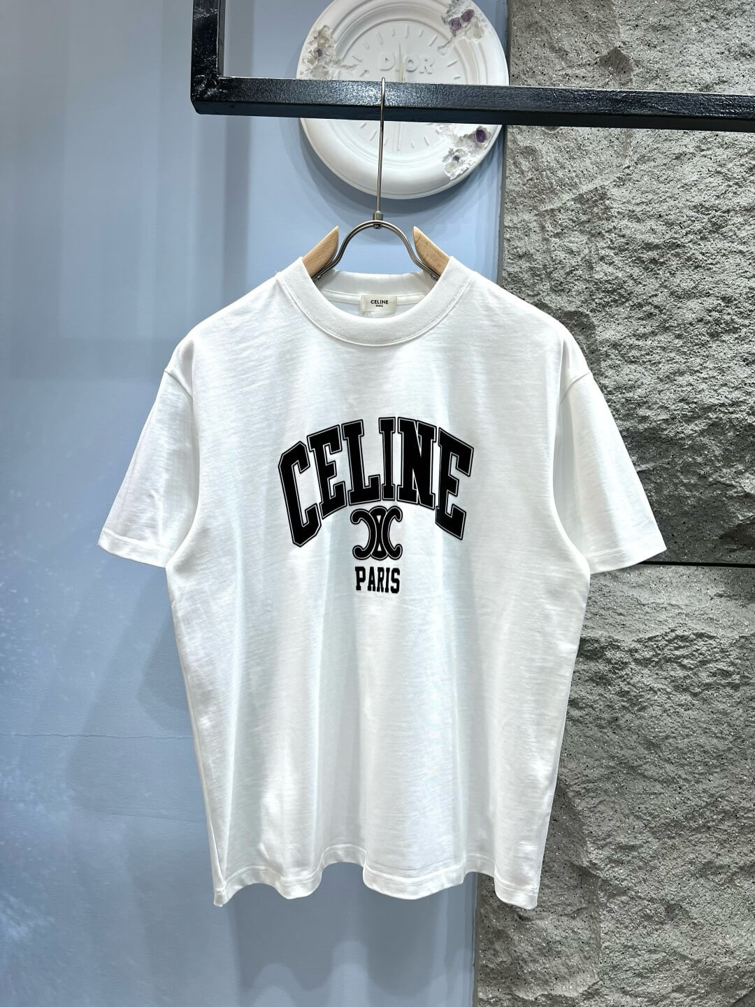 T-shirt classique à imprimé lettre