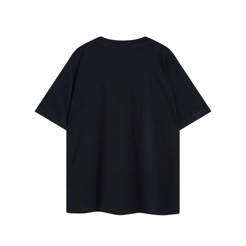 T-shirt classique rose et noir