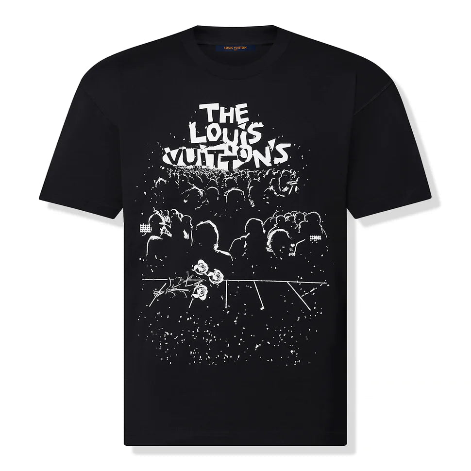 T-SHIRT noir imprimé CONCERT