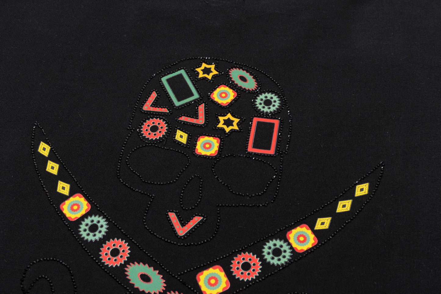 T-shirt imprimé tête de mort