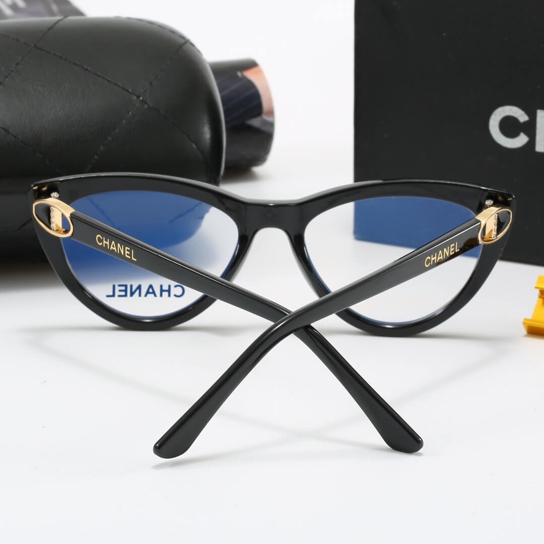 Retro-Vollrahmen-Cat-Eye-Brille