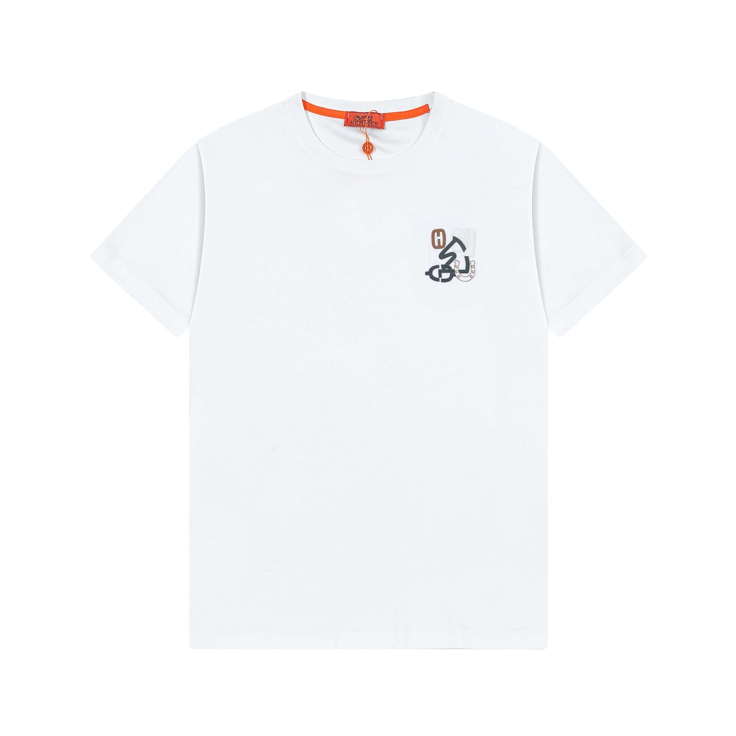 T-shirt brodé bleu