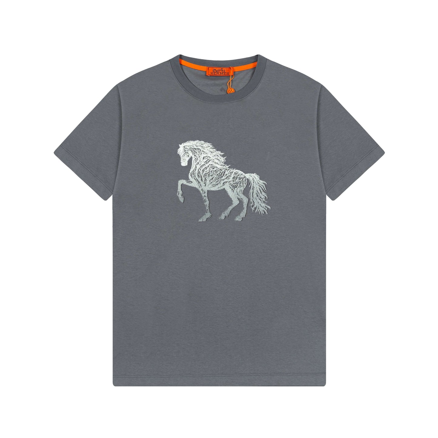 T-shirt délicat avec broderie de cheval