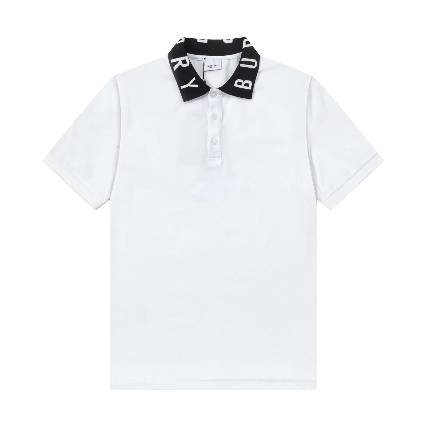 Polo à lettres encolure