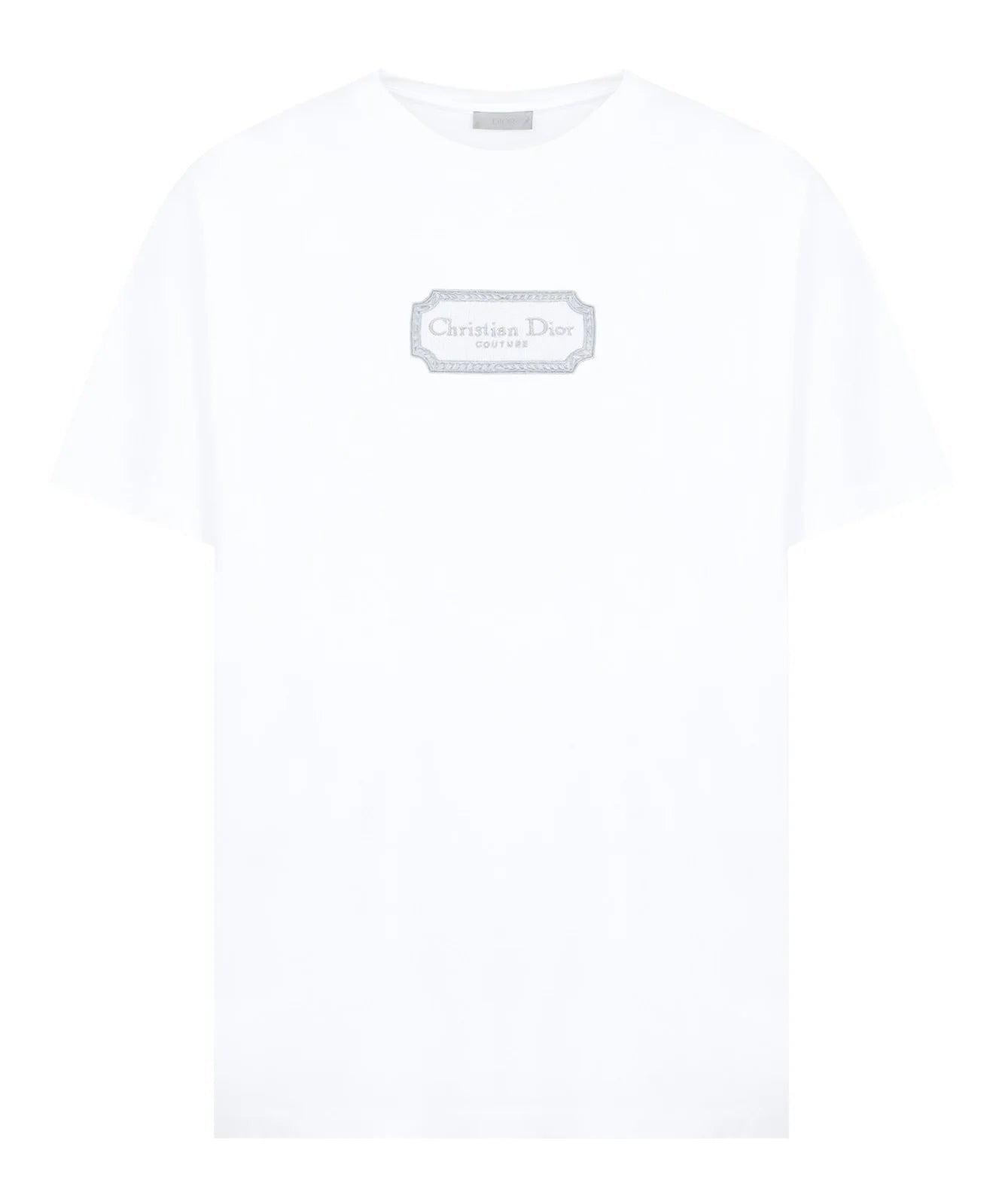 T-shirt ras du cou à imprimé rectangulaire
