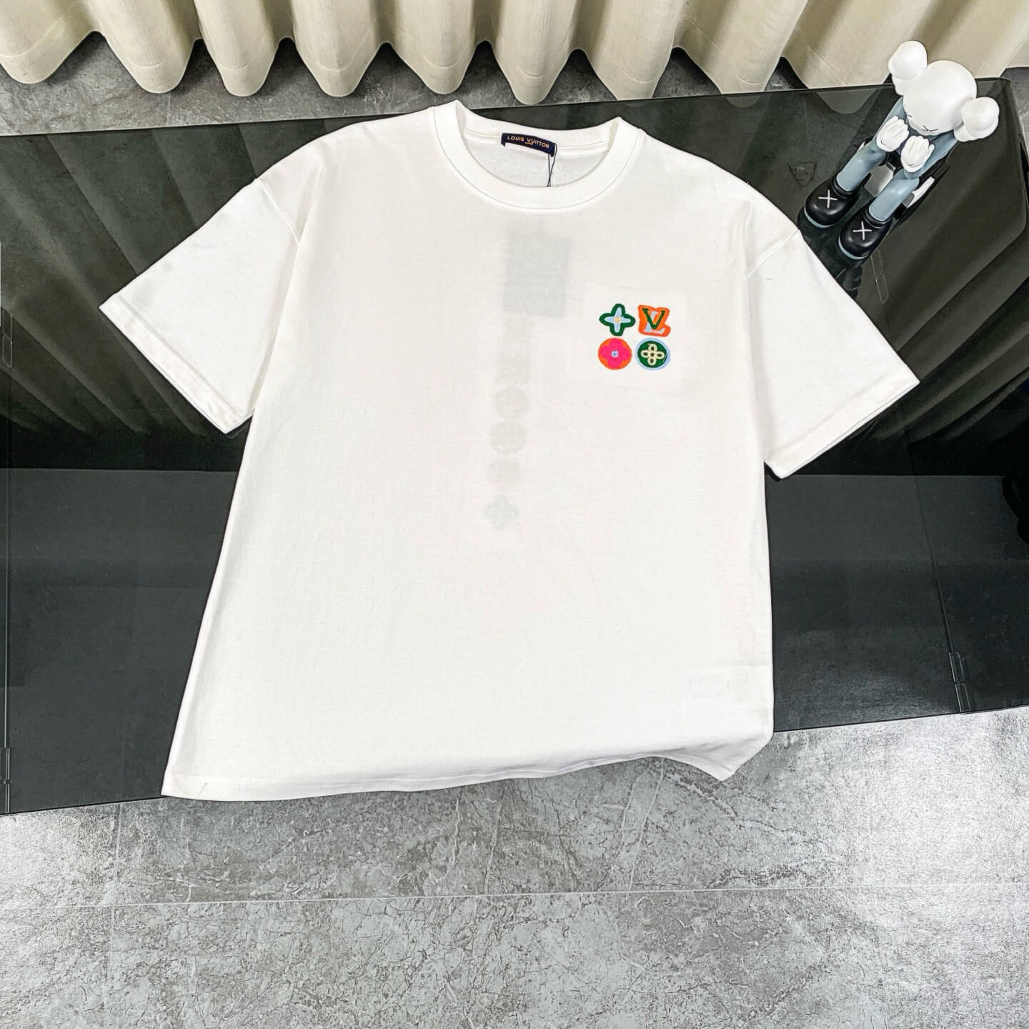 T-shirt brodé Dopamine