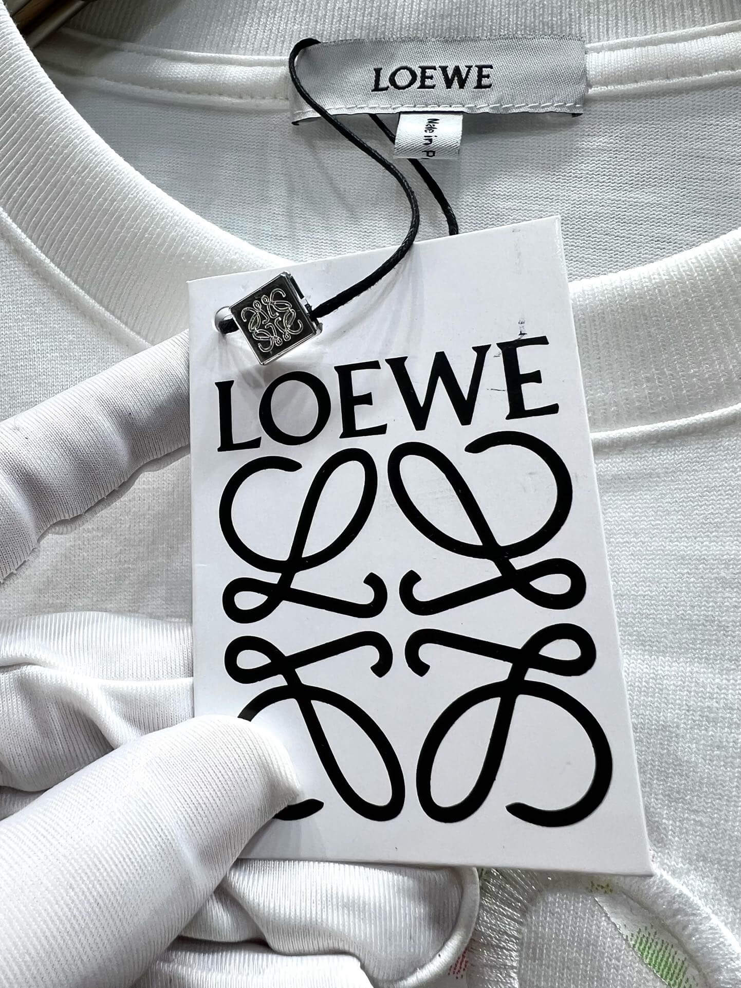 T-Shirt mit Oktopus-Stickerei