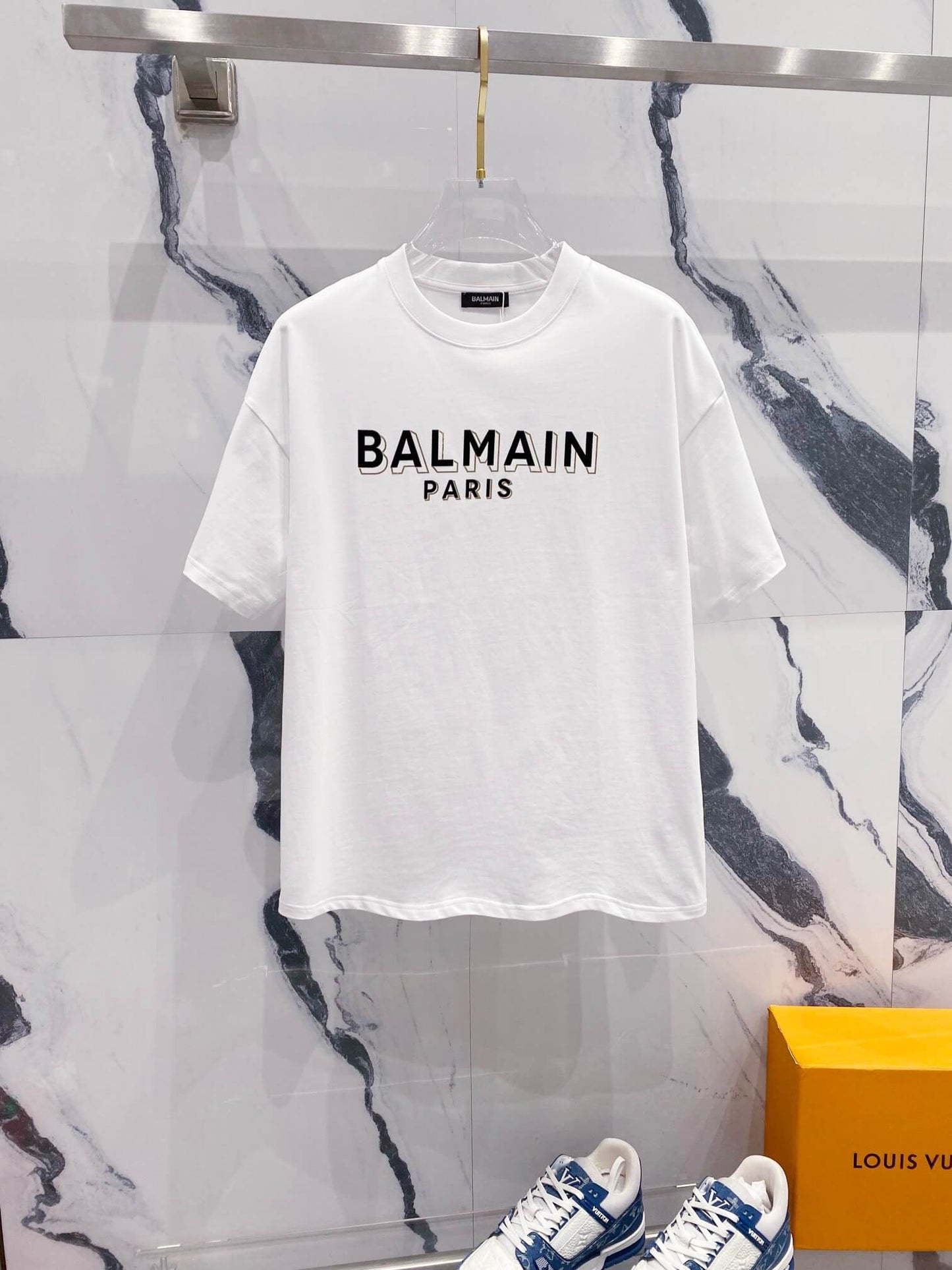 T-shirt imprimé lettre Double Shadow