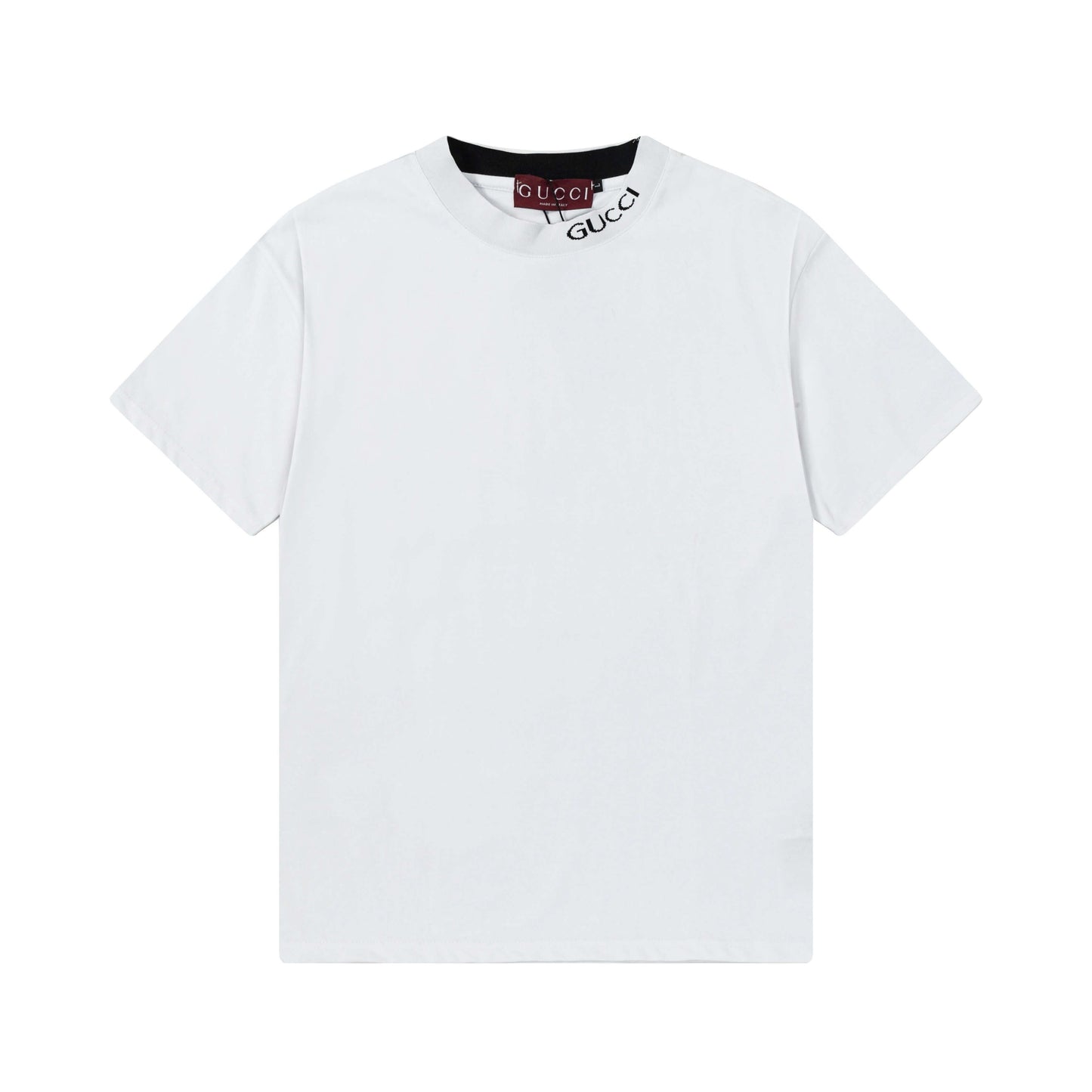 T-shirt avec lettres sur le décolleté
