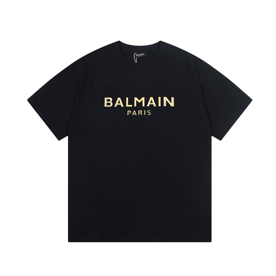 T-shirt imprimé lettre en aluminium