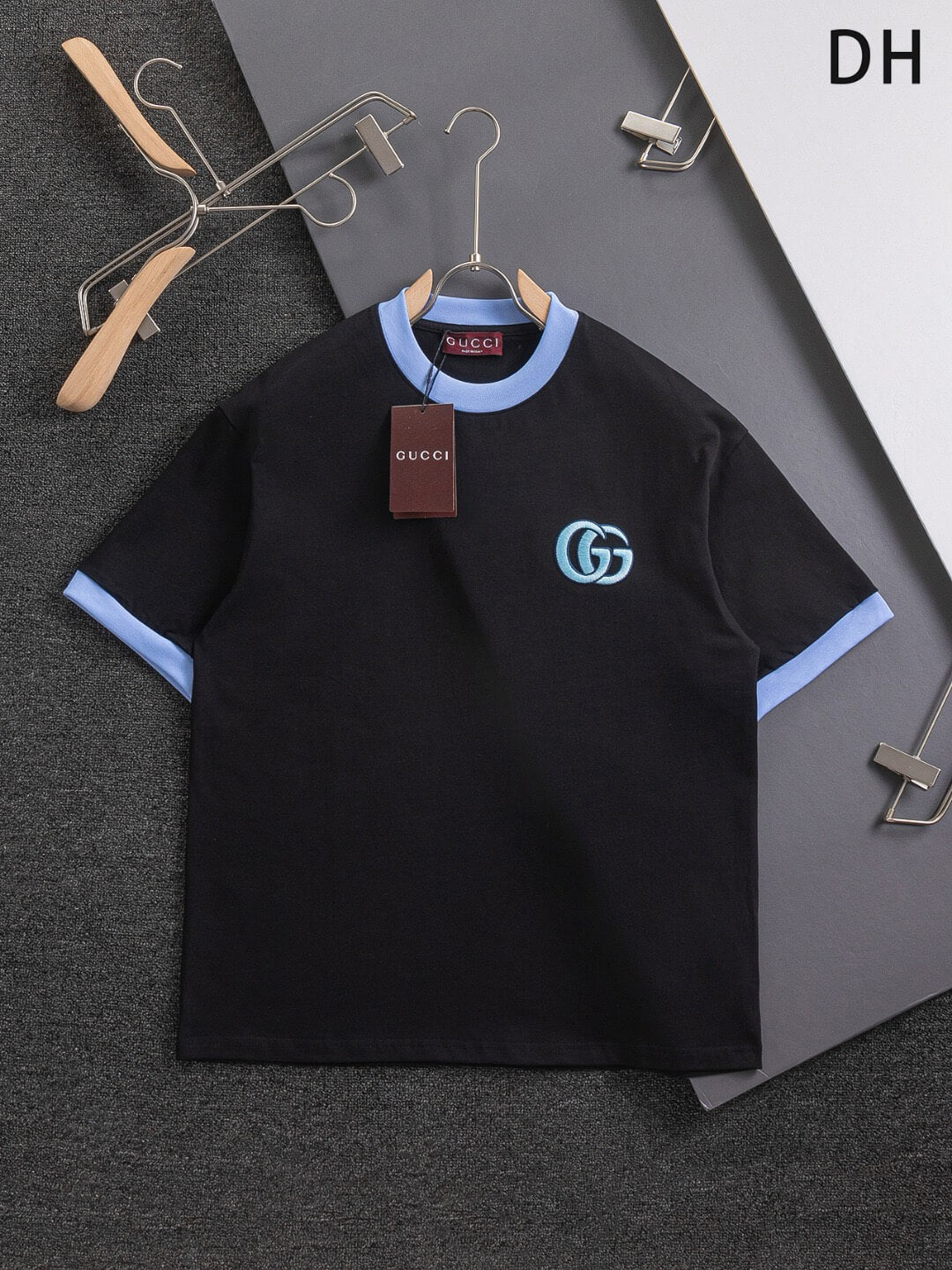 T-shirt brodé Double G sur la poitrine