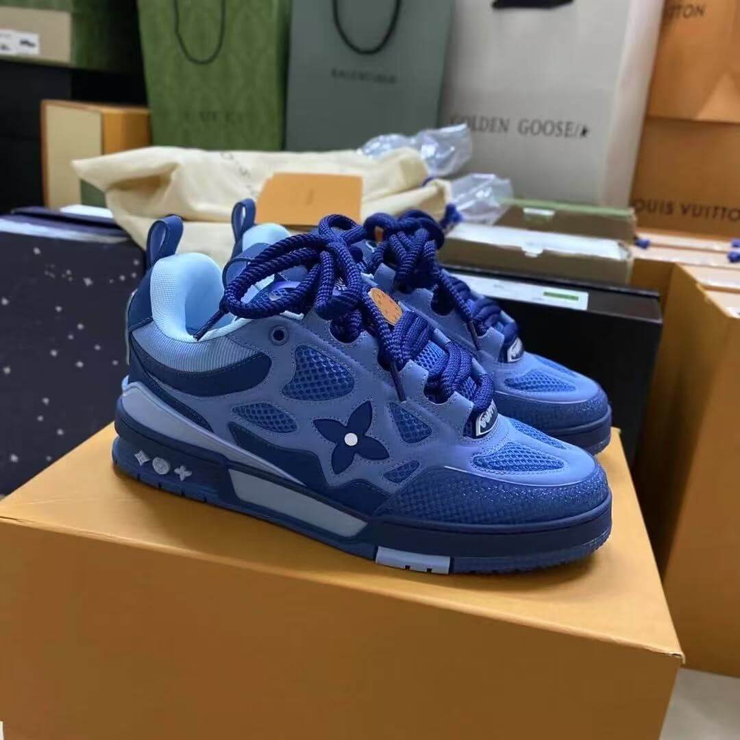 Chaussures bleues tendance