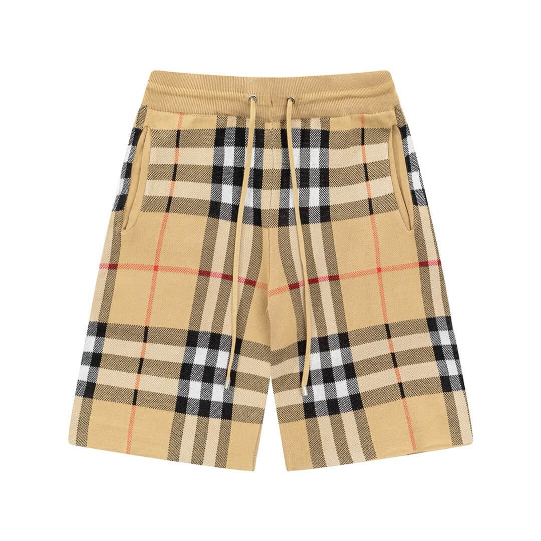 Short en tricot rayé