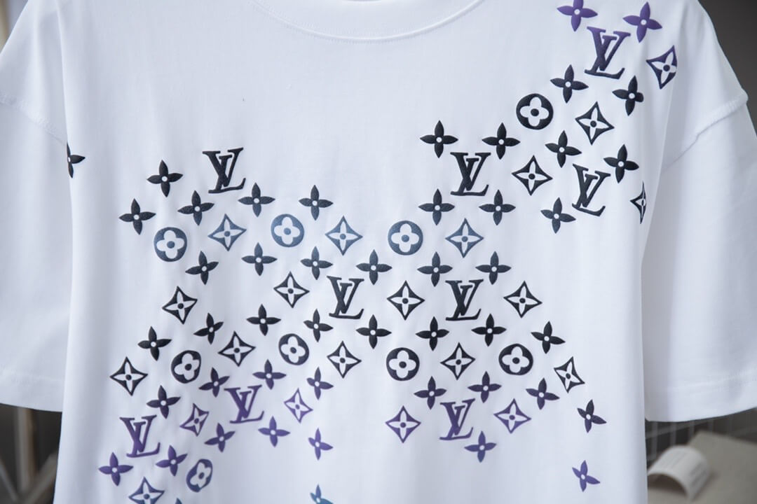 T-shirt imprimé dégradé presbyte