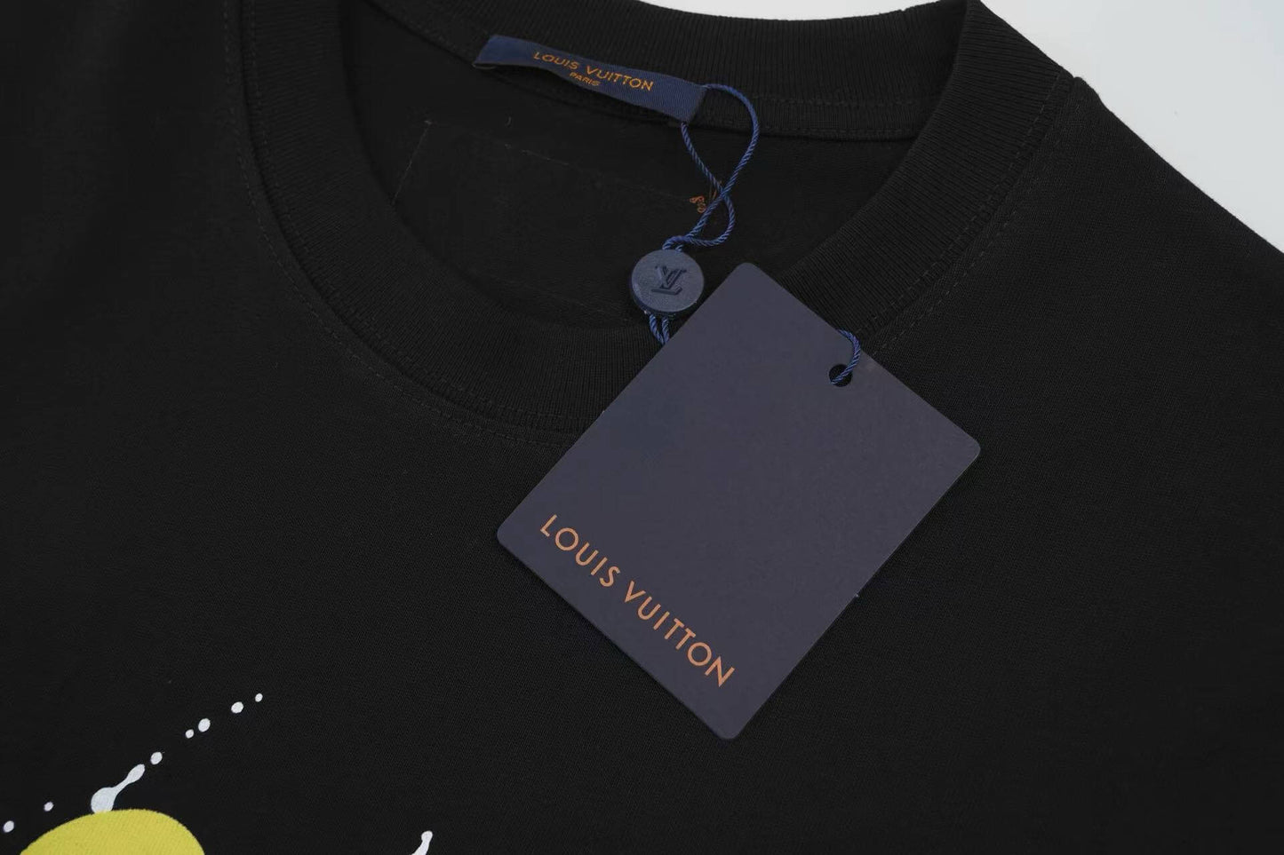 T-shirt imprimé éclaboussures d'encre