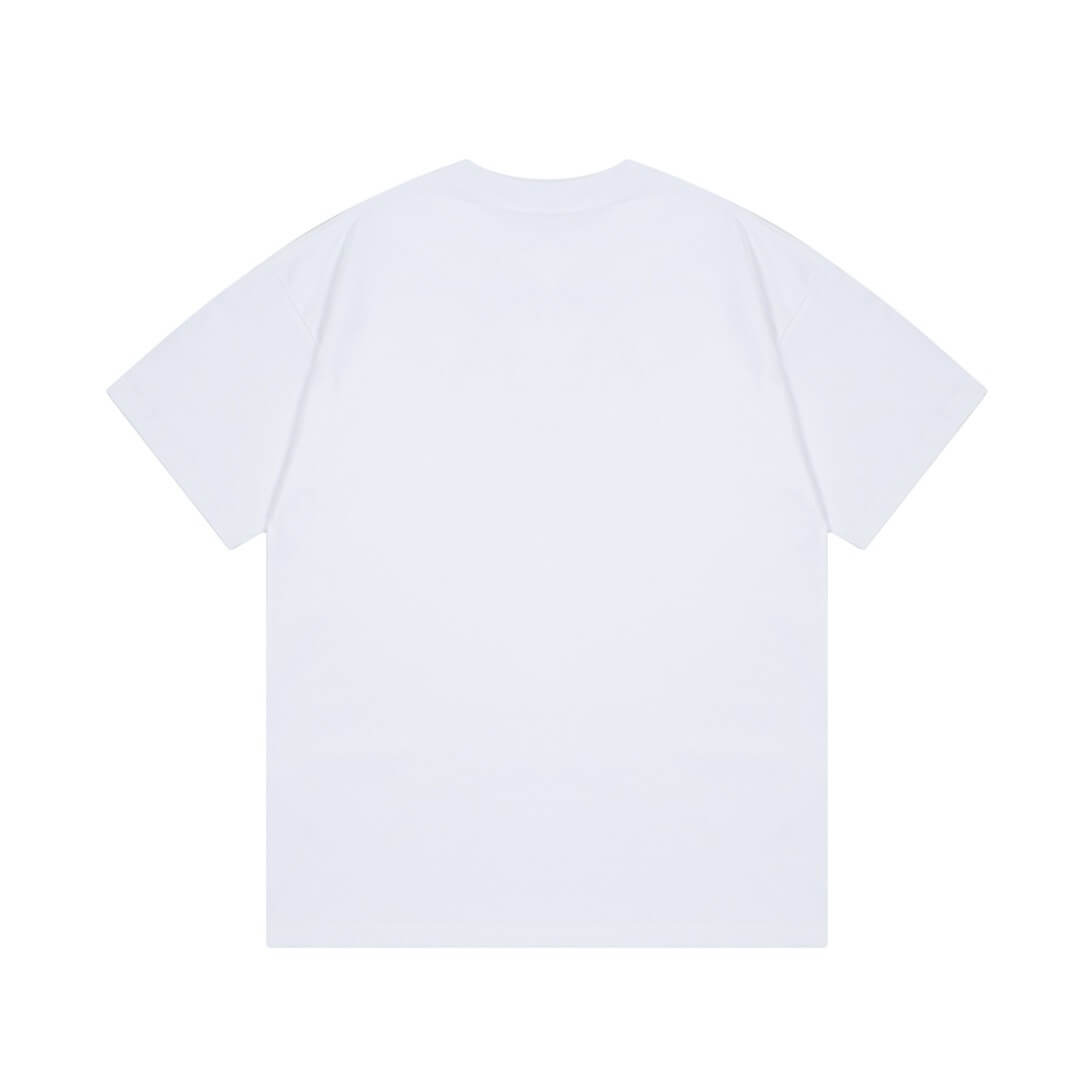 T-shirt imprimé lettre en aluminium