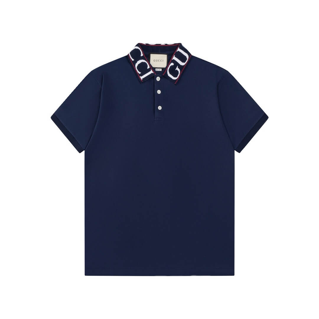 Polo à encolure avec lettres