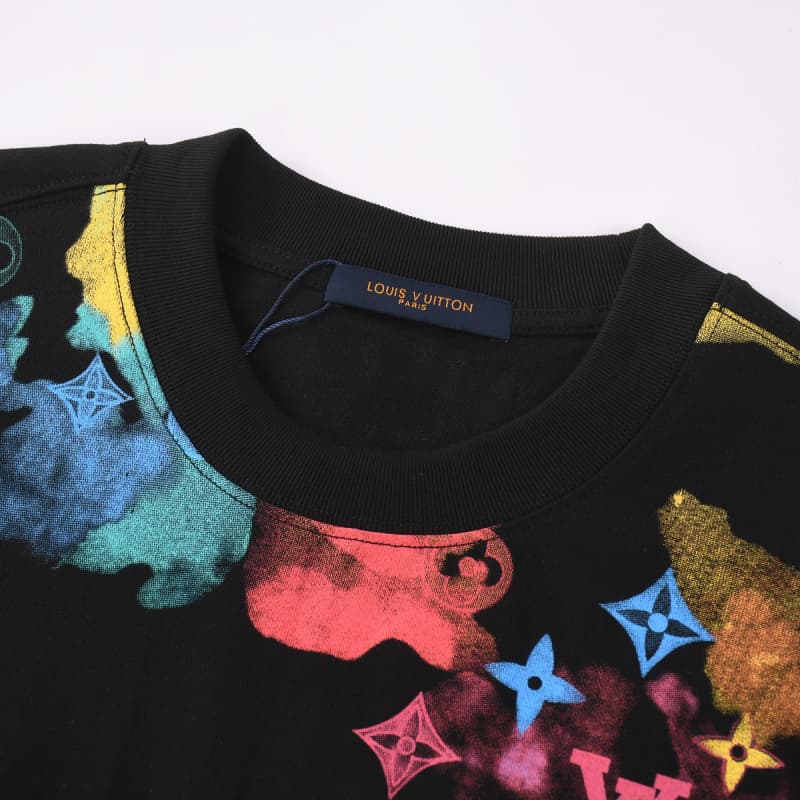 T-shirt imprimé à l'encre de Chine