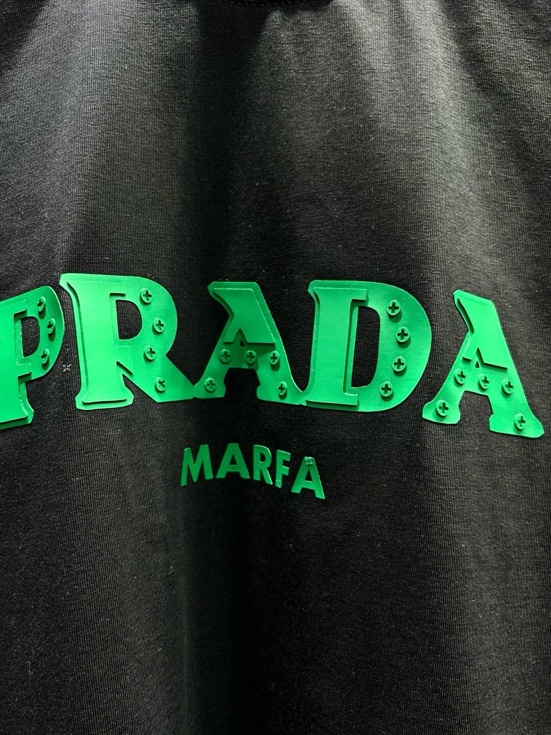 T-shirt graphique en silicone vert