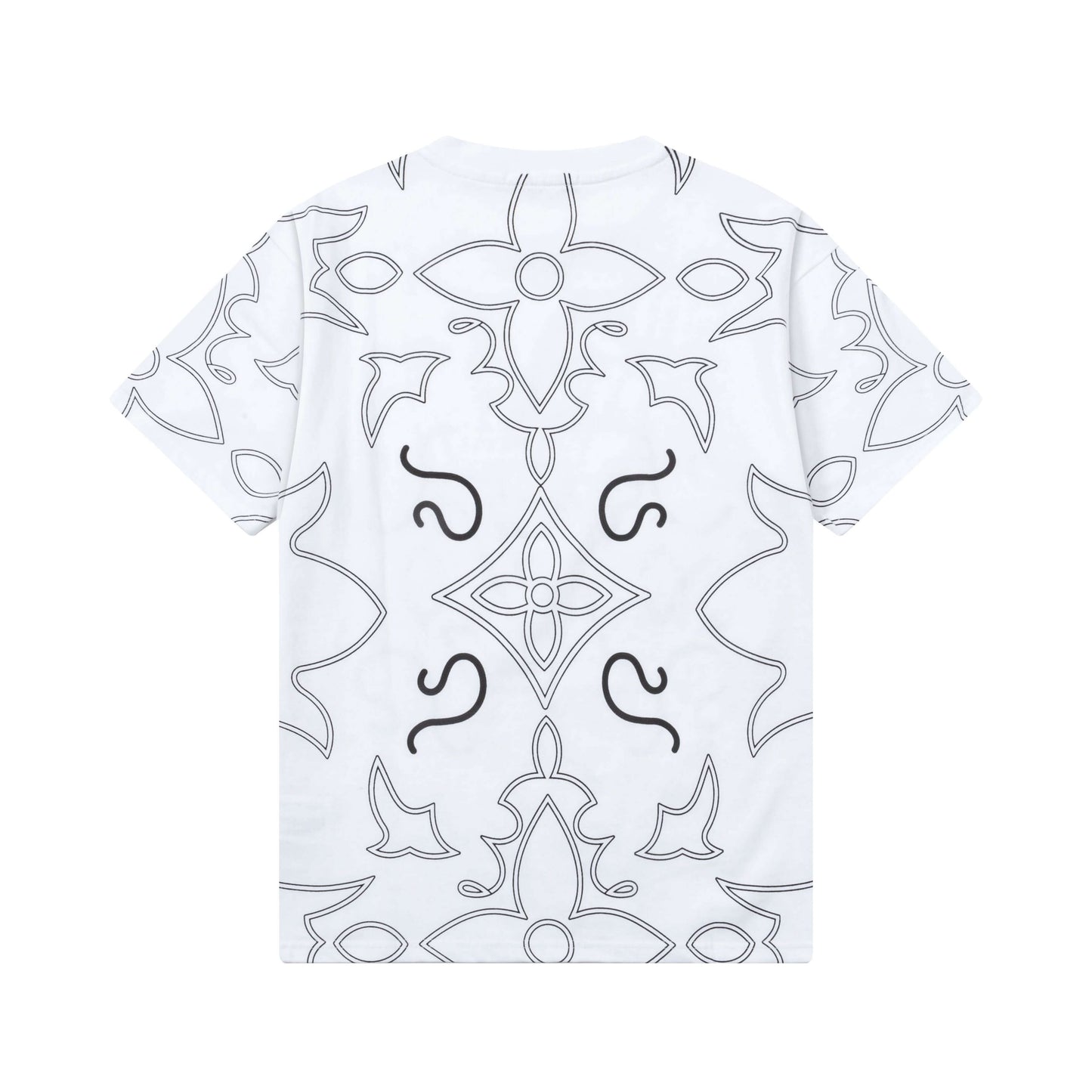 T-shirt à rayures imprimées