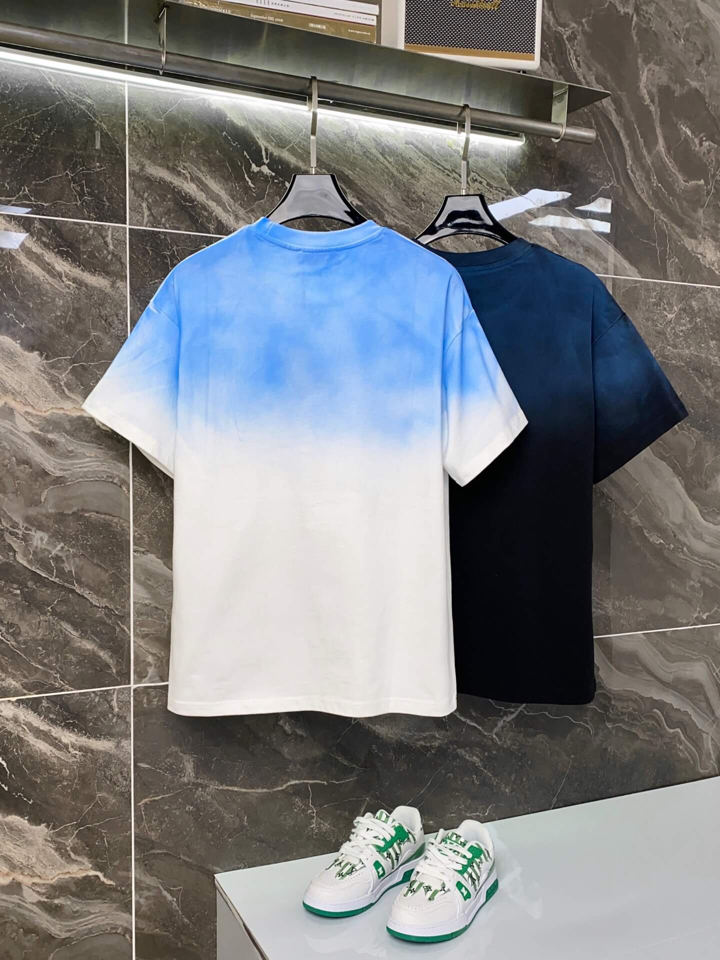 T-shirt à motif dégradé