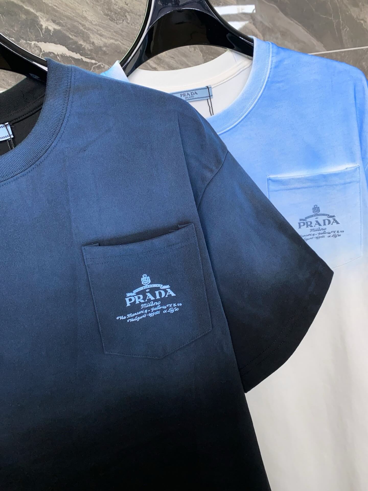 T-shirt à motif dégradé