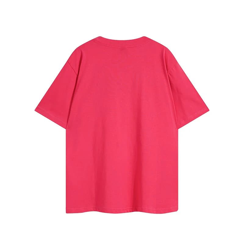 T-shirt classique rose et noir