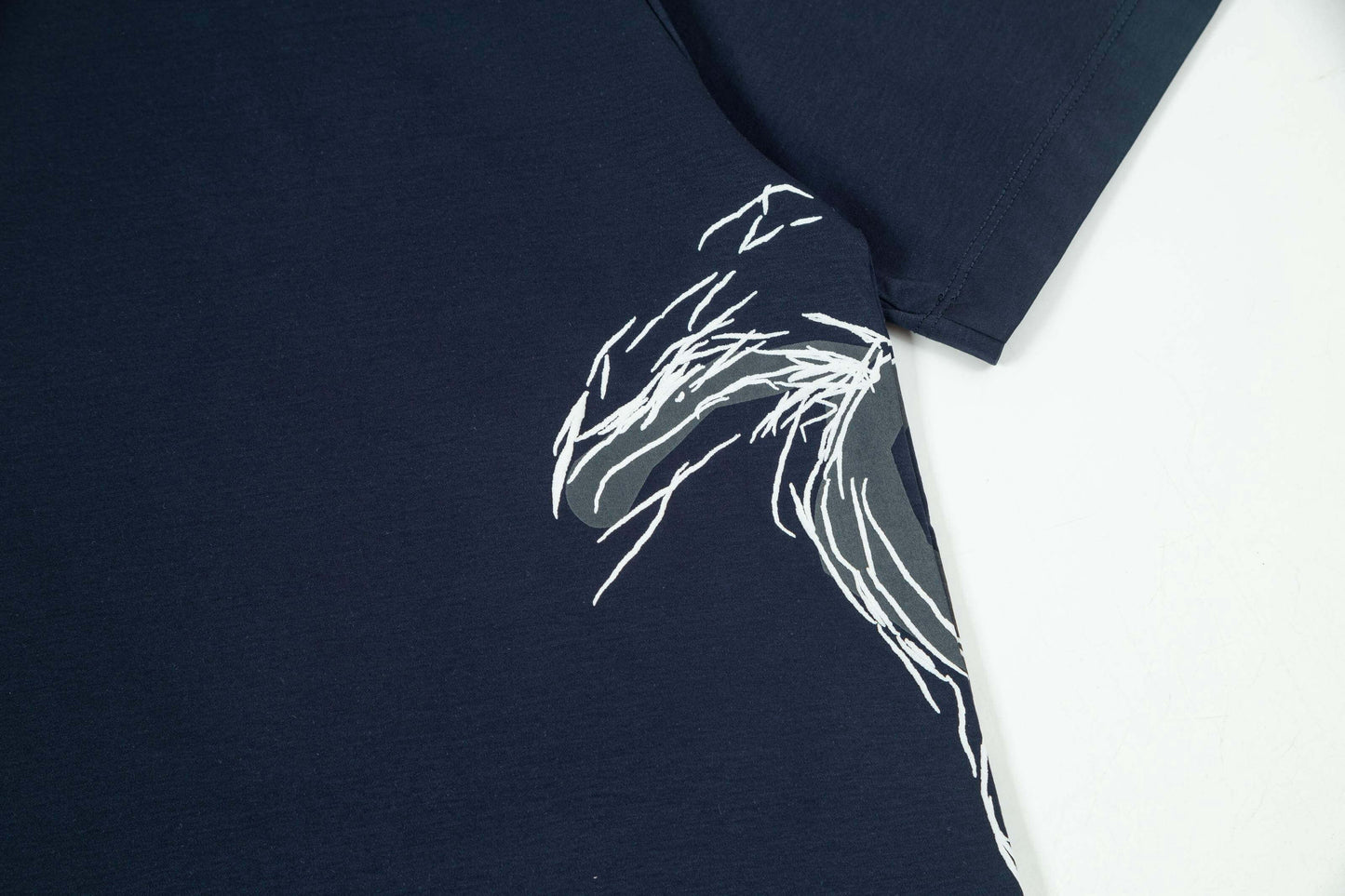 T-shirt brodé cheval