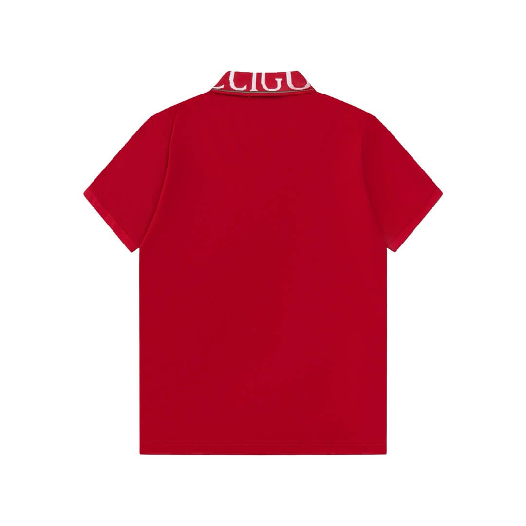 Polo à encolure avec lettres